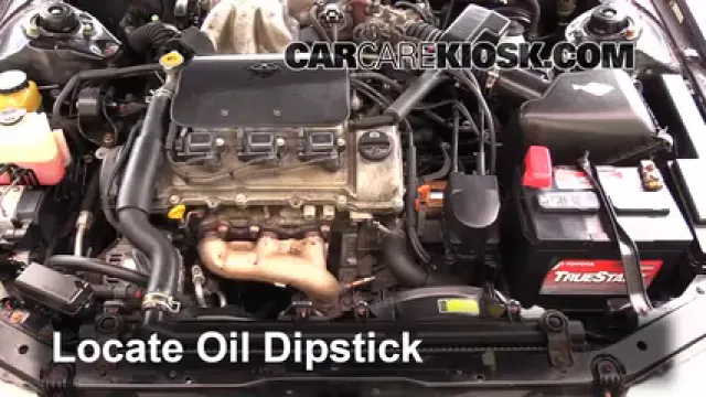 1998 Toyota Camry XLE 3.0L V6 Aceite Controlar nivel de aceite